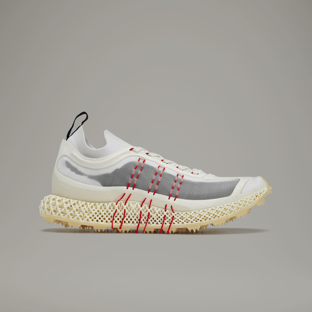 Adidas Y-3 Runner adidas 4D Halo Core White / Red / Bright Cyan (GW4451)