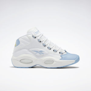 Reebok Question Mid Shoes Cloud White / Fluid Blue / Toxic Yellow (GW8854)