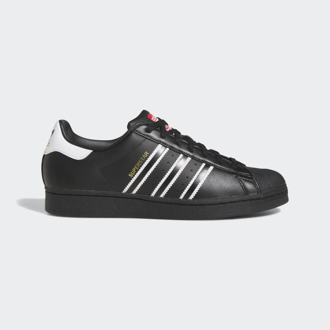 Adidas Superstar Core Black / Cloud White / Team Power Red (GX9877)