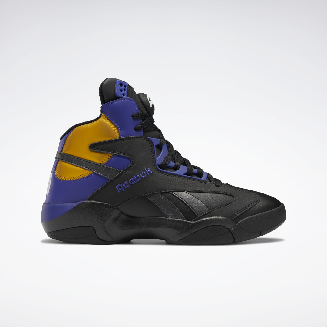 Reebok Shaq Attaq Shoes Core Black / Bold Purple / Collegiate Gold (GY7127)