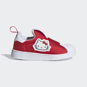 Adidas HELLO KITTY SUPERSTAR 360 SHOES Vivid Red / Cloud White / Core Black (GY9211)