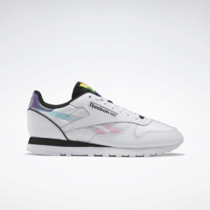 Reebok Nao Serati Classic Leather Shoes Cloud White / Prelude Purple / Core Black (GY9804)