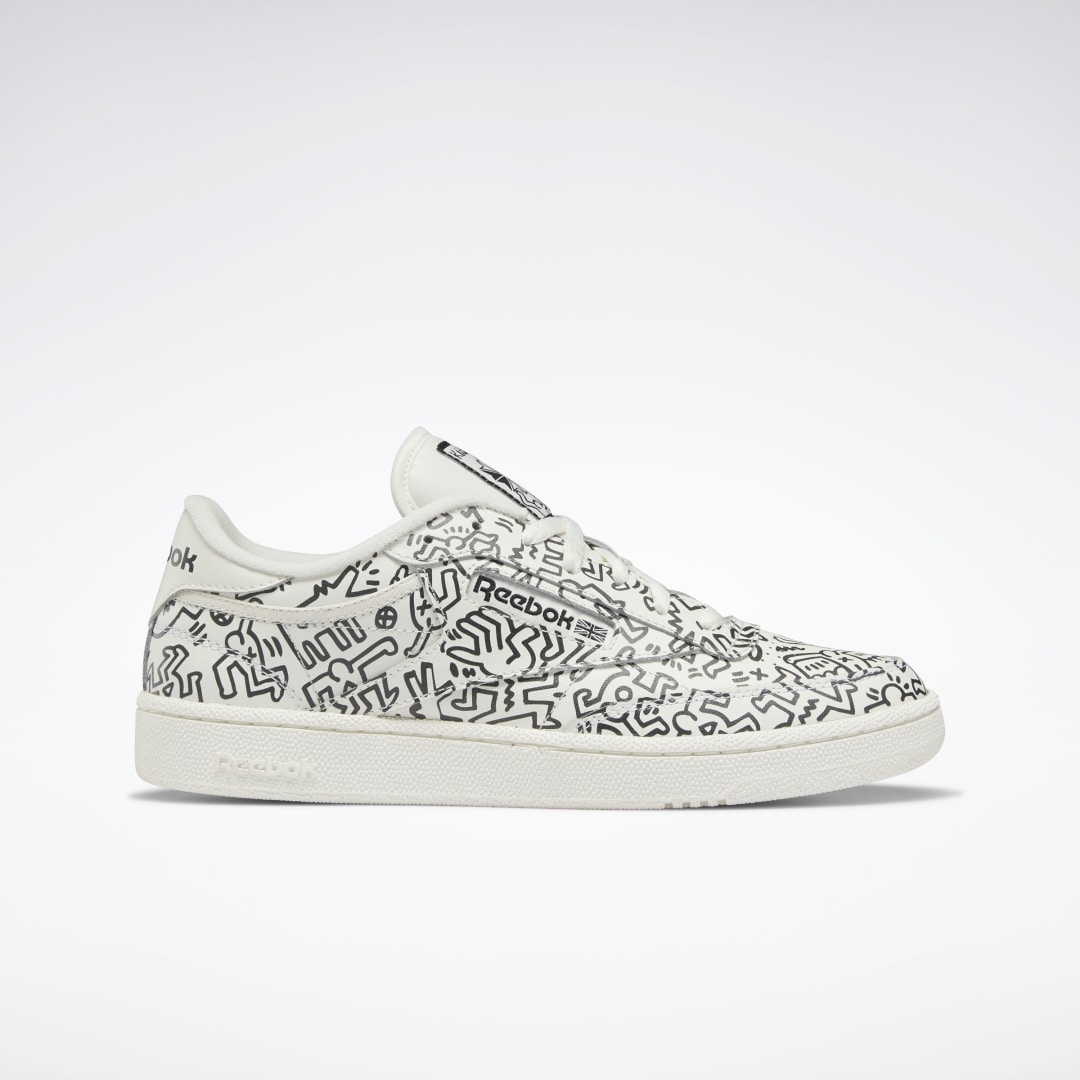 Reebok Keith Haring Club C Shoes Chalk / Pure Grey 8 / Chalk (GZ1458)