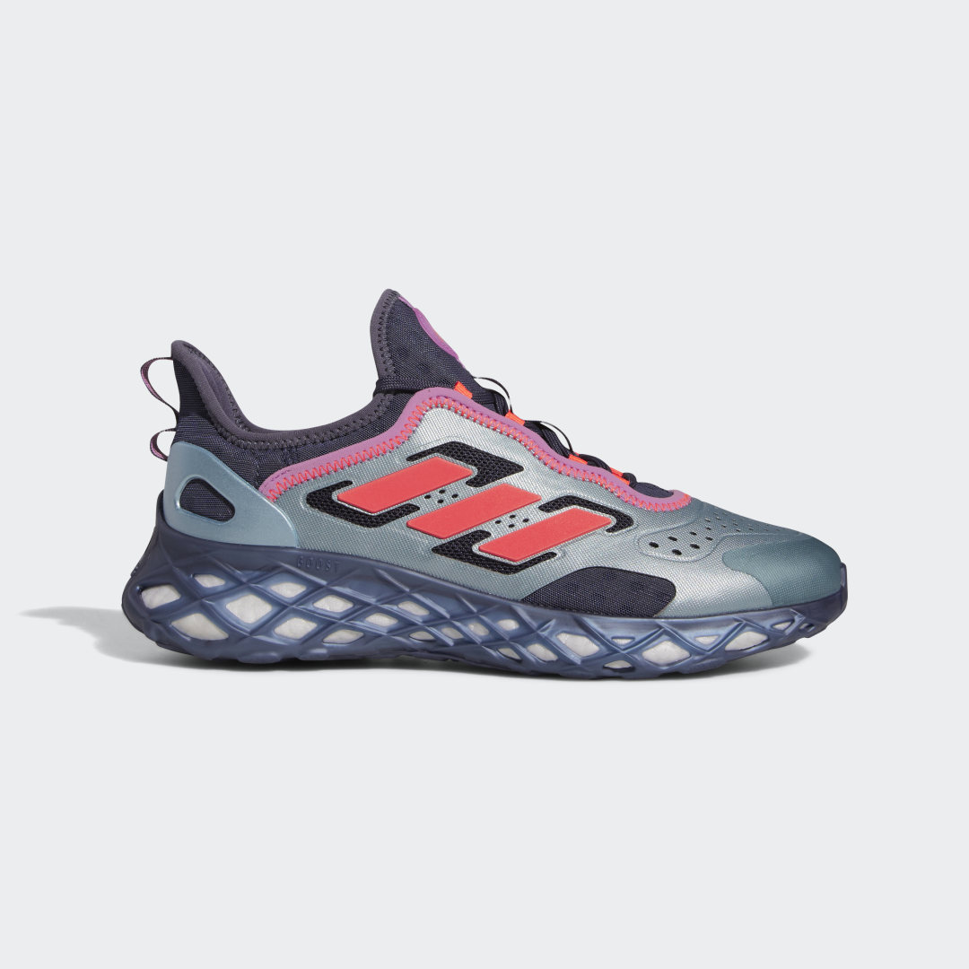 Adidas Web BOOST Running Sportswear Lifestyle Magic Grey Met / Impact Orange / Shadow Navy (GZ6444)