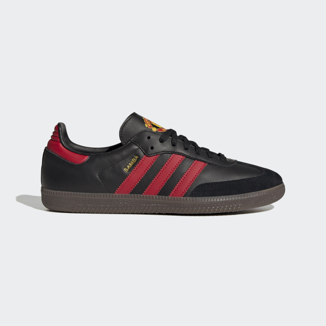 Adidas Samba Team Core Black / Real Red / Gum (HQ7030)