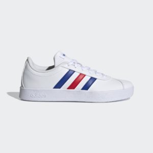 Adidas VL Court 2.0 Cloud White / Royal Blue / Vivid Red (FY7170)