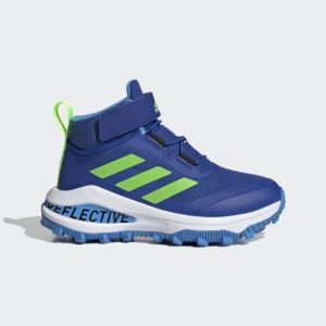 Adidas Fortarun All Terrain Cloudfoam Sport Running Elastic Lace and Top Strap Royal Blue / Solar Green / Pulse Blue (GZ1806)