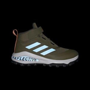 Adidas Fortarun All Terrain Cloudfoam Sport Running Elastic Lace and Top Strap Focus Olive / Pulse Blue / Shadow Olive (GZ2199)
