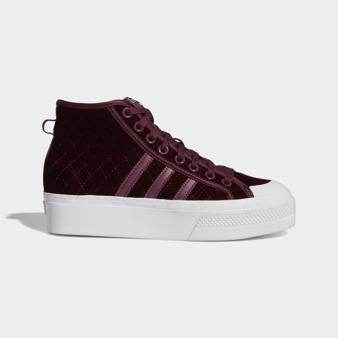 Adidas Nizza Platform Mid Brown / White / Cloud White (H02701)