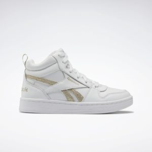 Reebok  Royal Prime Mid 2 Shoes Cloud White / Cloud White / Gold Metallic (HP6798)