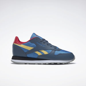 Reebok DC Classic Leather Shoes Upbeat Blue / Redtastic / Hazy Yellow (HQ4592)