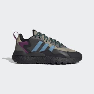 Adidas Nite Jogger Winterized Black White / Grey Six / Rich Mauve (FZ3665)