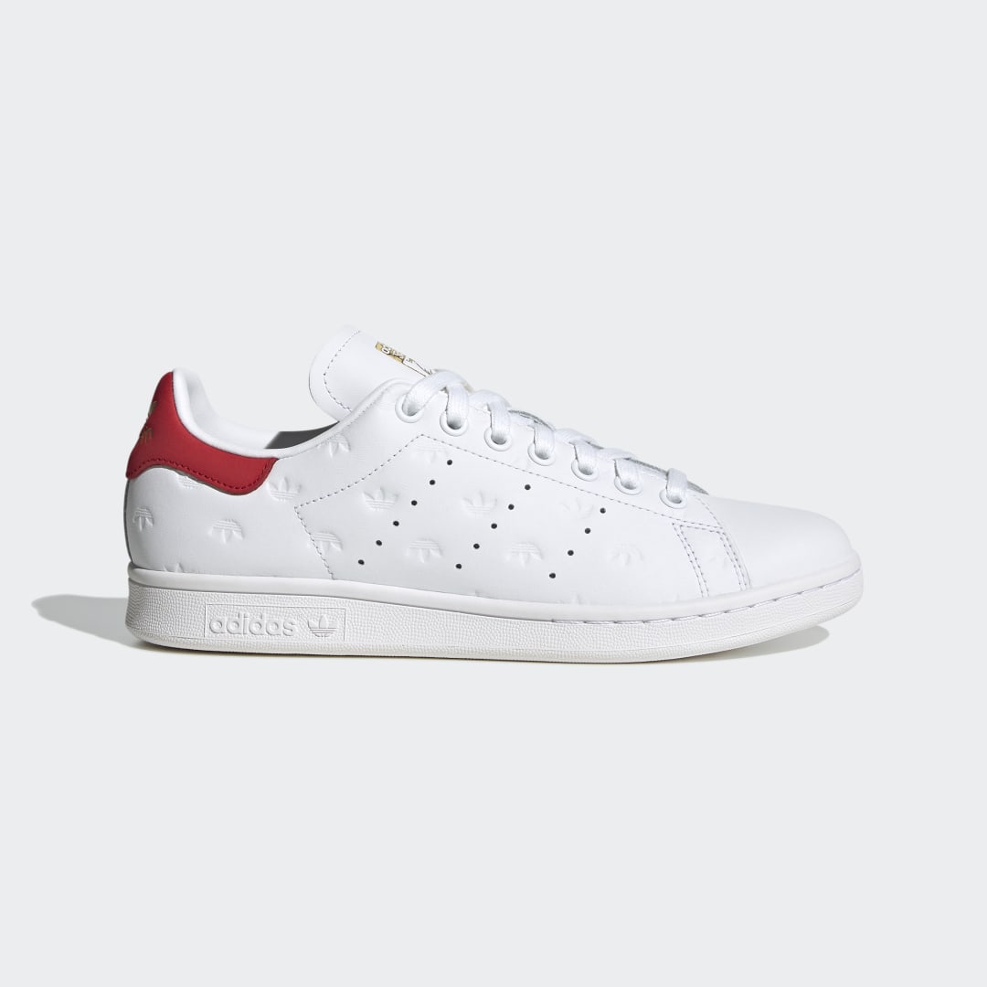 Adidas Stan Smith Cloud White / Better Scarlet / Gold Metallic (FZ6370)