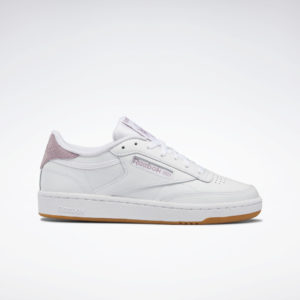 Reebok Club C 85 Shoes Cloud White / Cloud White / Infused Lilac (GV6979)