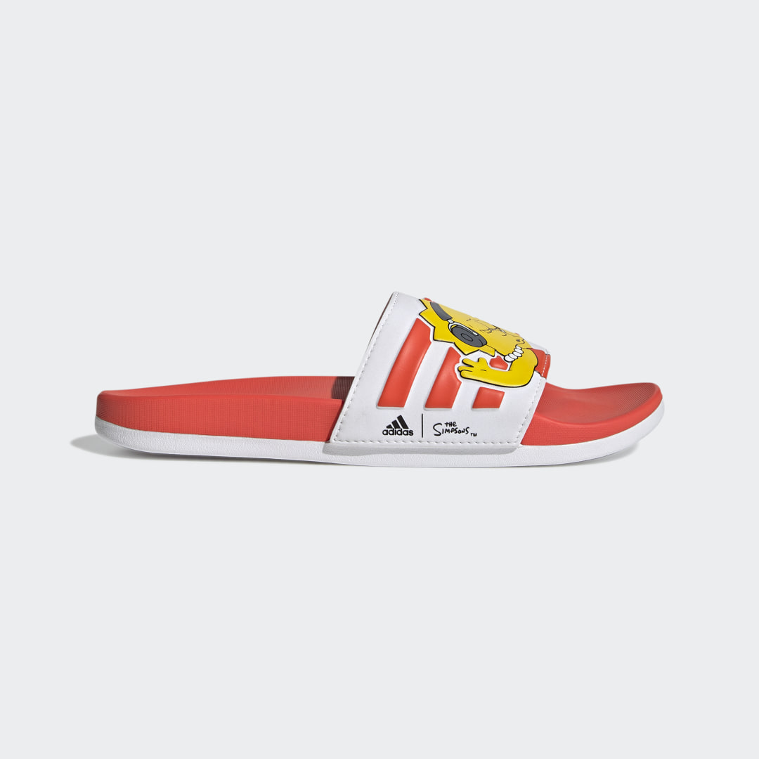 Adidas The Simpsons Adilette Comfort Slides Cloud White / Cloud White / Core Black (GV7251)