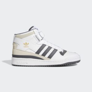 Adidas Forum Mid Cloud White / Grey Five / Gold Metallic (GW4371)