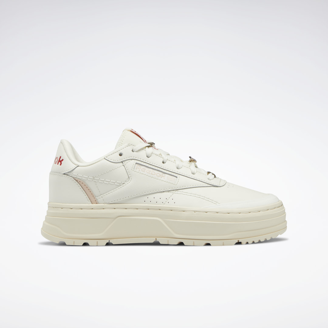 Reebok Club C Double Geo Shoes Chalk / Alabaster / Soft Ecru (GX8765)