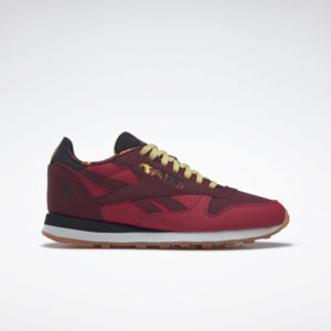 Reebok Street Fighter Classic Leather Shoes Persian Blue / Crimson Mist / Core Black (GY0075)