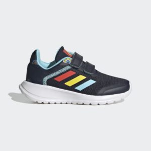 Adidas Tensaur Run Sport Running Two-Strap Hook-and-Loop Legend Ink / Bold Orange / Impact Yellow (GY2461)
