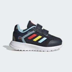 Adidas Tensaur Run Sport Running Two-Strap Hook-and-Loop Legend Ink / Bold Orange / Impact Yellow (GY2462)