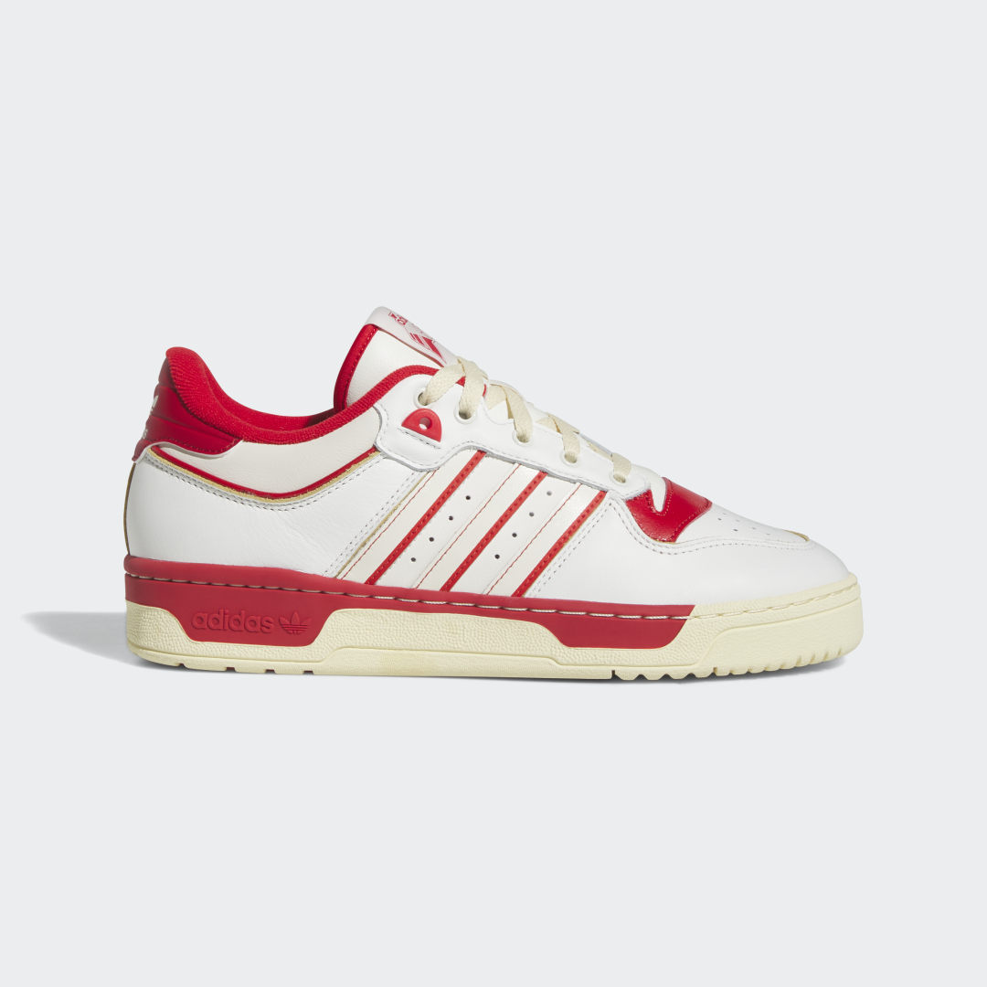 Adidas Rivalry Low 86 Core White / Off White / Team Power Red (GZ2557)