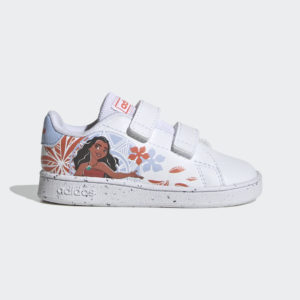 Adidas adidas x Disney Advantage Moana Hook-and-Loop Cloud White / Blue Dawn / Semi Impact Orange (GZ9467)
