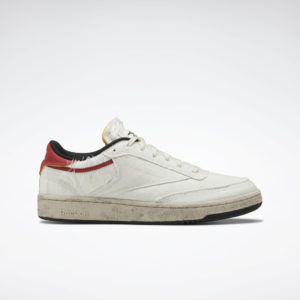 Reebok Street Fighter Club C 85 Shoes Morning Fog / Moonstone / Mars Red (GZ9543)