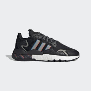 Adidas Nite Jogger Core Black / Silver Metallic / Bright Blue (H01718)
