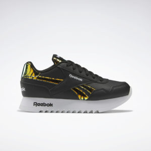 Reebok  Royal Classic Jogger 3 Platform Shoes Core Black / Core Black / Cloud White (H06228)