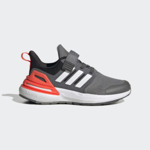 Adidas Rapidasport Bounce Sport Running Elastic Lace Top Strap Grey Three / Cloud White / Grey Five (HP2753)