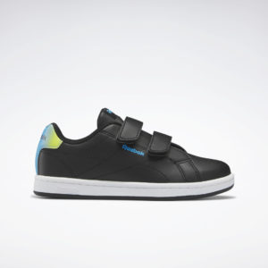 Reebok  Royal Complete CLN 2 Shoes Core Black / Solar Acid Yellow / Radiant Aqua (HP4822)