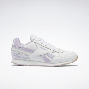 Reebok  Royal Classic Jog 3 Shoes Cloud White / Purple Oasis / Pixel Pink (HP4840)