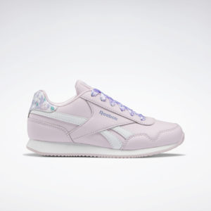 Reebok  Royal Classic Jog 3 Shoes Pink Glow / Cloud White / Purple Oasis (HP4841)
