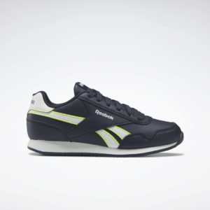 Reebok  Royal Classic Jog 3 Shoes Vector Navy / Cloud White / Solar Acid Yellow (HP4849)