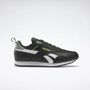 Reebok  Royal Classic Jog 3 Shoes Core Black / Harmony Green / Acid Yellow (HP4851)