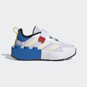 Adidas adidas x LEGO® Tech RNR Lifestyle Elastic Lace and Top Strap Cloud White / Wonder White / Shock Blue (HP5878)