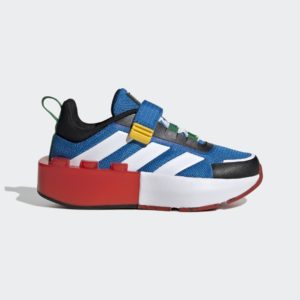 Adidas adidas x LEGO® Tech RNR Lifestyle Elastic Lace and Top Strap Shock Blue / Cloud White / Red (HP5879)