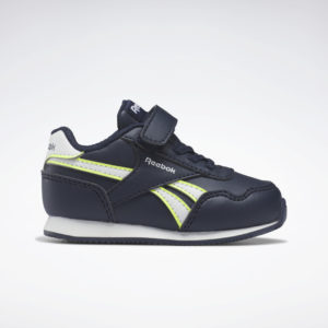 Reebok  Royal Classic Jog 3 Shoes Vector Navy / Cloud White / Solar Acid Yellow (HP8664)