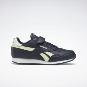 Reebok  Royal Classic Jog 3 Shoes Vector Navy / Cloud White / Solar Acid Yellow (HP8667)
