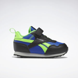 Reebok  Royal Classic Jog 3 Shoes Core Black / Vector Blue / Solar Lime (HP8670)