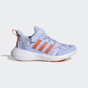 Adidas adidas x Disney FortaRun 2.0 Moana Cloudfoam Sport Running Elastic Lace Top Strap Blue Dawn / Semi Impact Orange / Cloud White (HP8999)