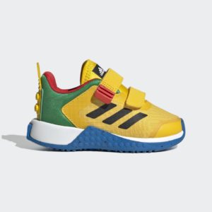 Adidas adidas Sport DNA x LEGO® Lifestyle Two-Strap Hook-and-Loop Eqt Yellow / Core Black / Shock Blue (HQ1308)