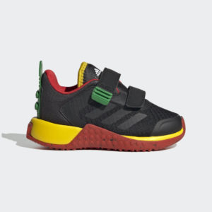 Adidas adidas Sport DNA x LEGO® Lifestyle Two-Strap Hook-and-Loop Core Black / Core Black / Red (HQ1309)