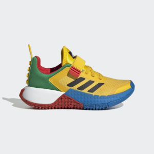 Adidas adidas Sport DNA x LEGO®Lifestyle Elastic Lace and Top Strap Eqt Yellow / Core Black / Shock Blue (HQ1310)