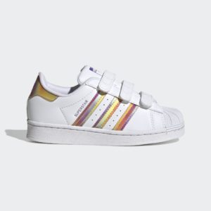 Adidas Superstar Cloud White / Cloud White / Purple Rush (HQ4345)