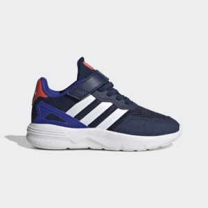 Adidas Nebzed Lifestyle Running Elastic Lace Top Strap Dark Blue / Cloud White / Lucid Blue (HQ6145)