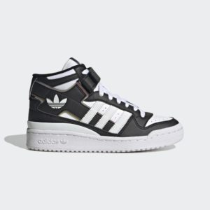 Adidas Forum Mid Core Black / Cloud White / Cloud White (HQ6845)