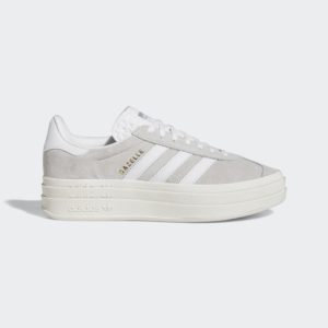 Adidas Gazelle Bold Grey Two / Cloud White / Core White (HQ6893)