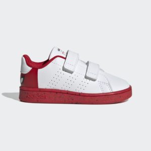Adidas adidas x Marvel Advantage Spider-Man Hook-and-Loop Cloud White / Cloud White / Better Scarlet (HQ8841)
