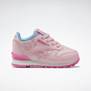 Reebok Classic Leather Step 'n' Flash Shoes Pink Glow / Pink Glow / Atomic Pink (HR0656)